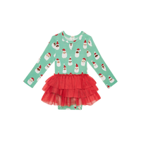 Santa Medley - Long Sleeve Tulle Skirt Bodysuit |  | Safari Ltd®