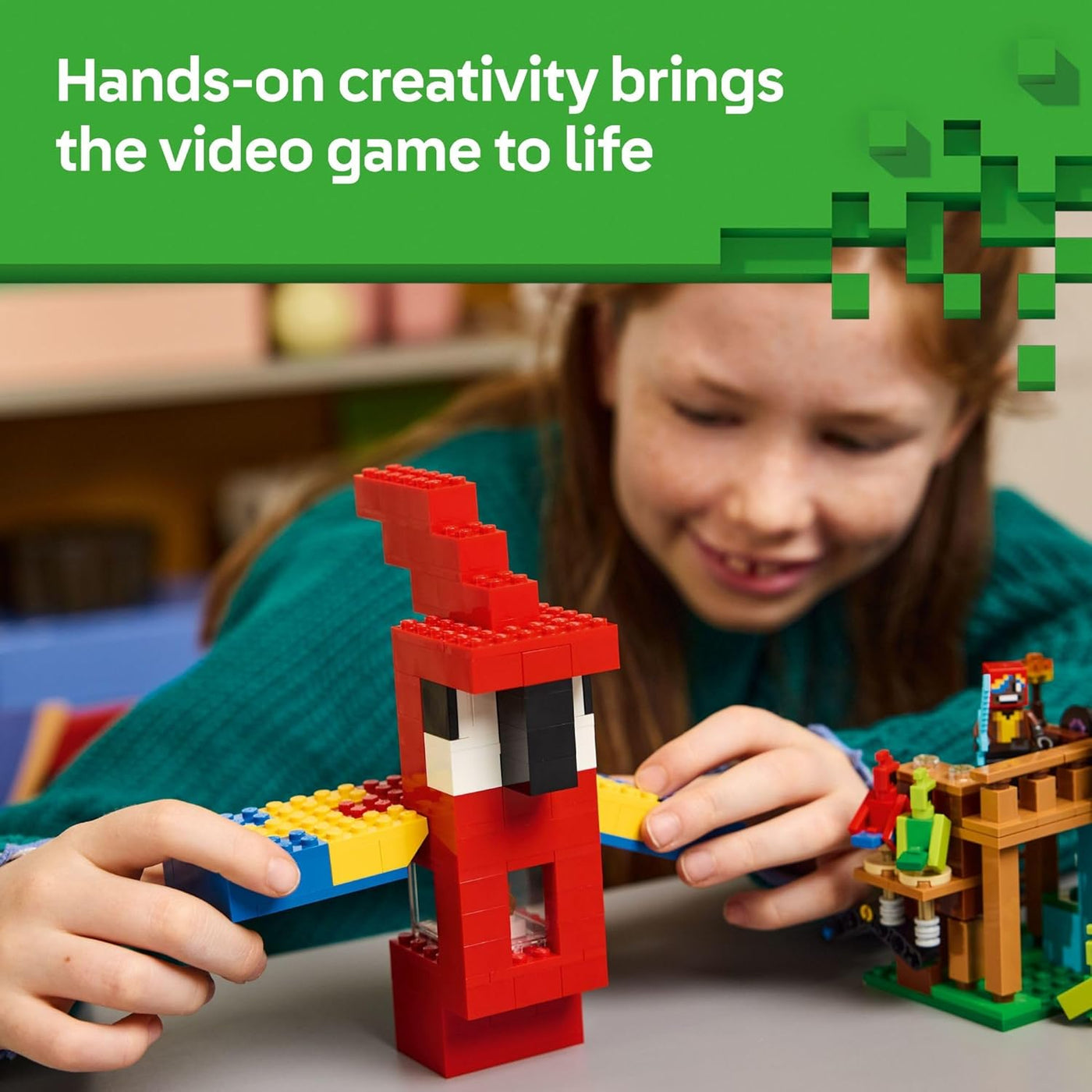 LEGO Minecraft - The Parrot Houses Building Set 21282 |  | Safari Ltd®