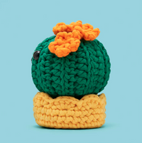 Olivia the Barrel Cactus - Woobles Beginner Crochet Amigurumi Kit