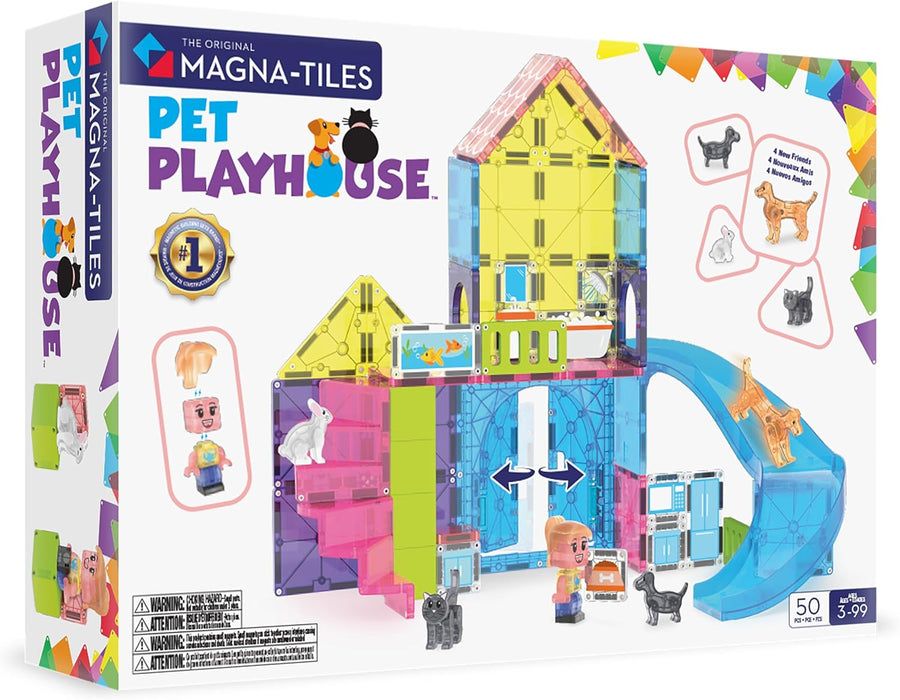 Magnatiles Pet Playhouse 50 Piece Set |  | Safari Ltd®