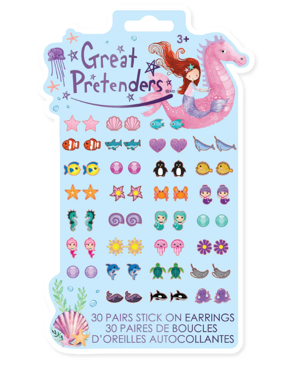 Great Pretenders Mermaid Sticker Earrings (30 pairs)