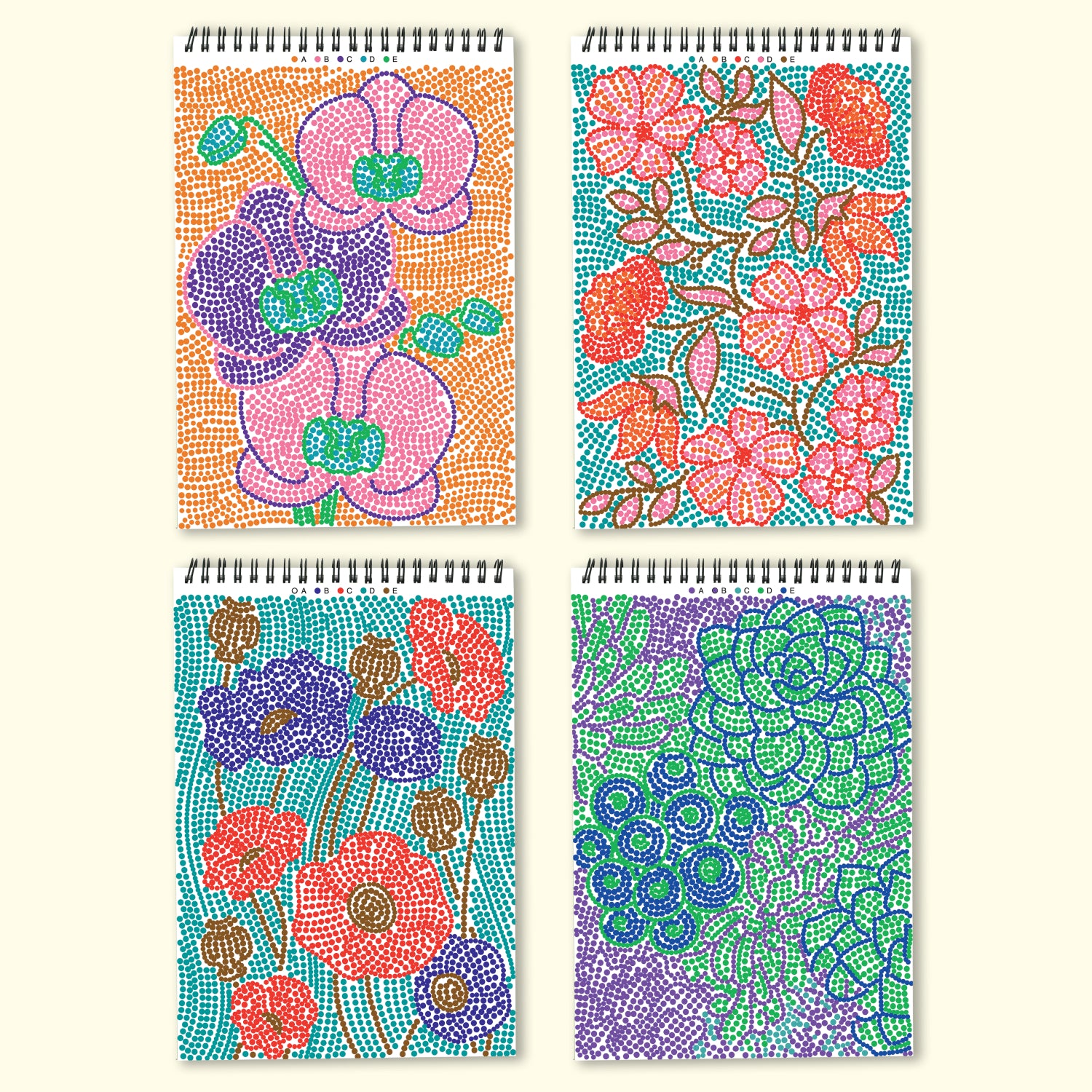 FlowArt - Dot-by-Letter - Botanicals Art Set |  | Safari Ltd®