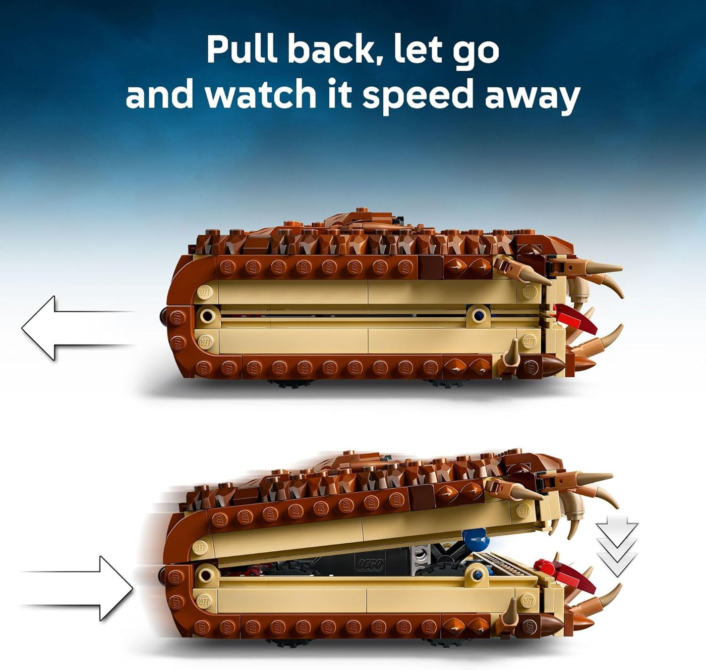 LEGO Harry Potter Chomping Monster Book of Monsters Building Toy Set 76449