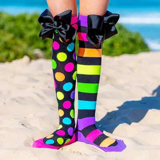 Madmia Socks - LIQUORICE BOWS SOCKS W/BOWS |  | Safari Ltd®