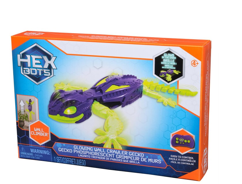 Hex Bots Wall Crawler Glow in the Dark Gecko |  | Safari Ltd®