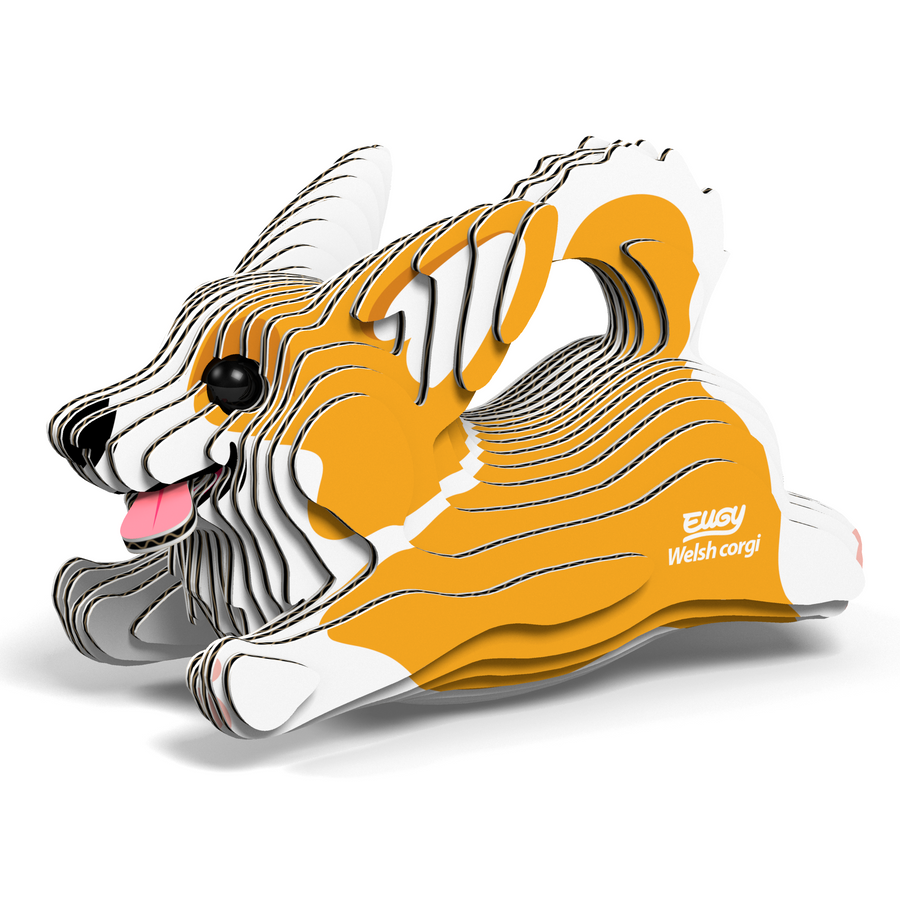 EUGY Welsh Corgi 3D Puzzle | Eugy | Safari Ltd®