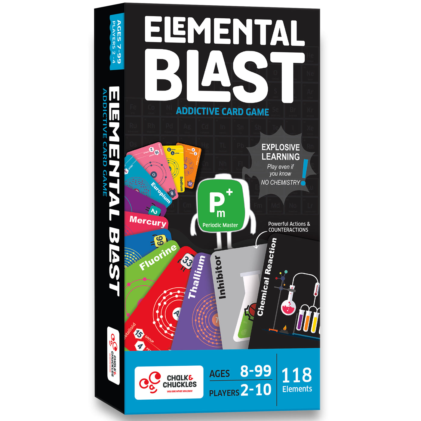 rare earth chemical element card game Elemental Blast Card Game