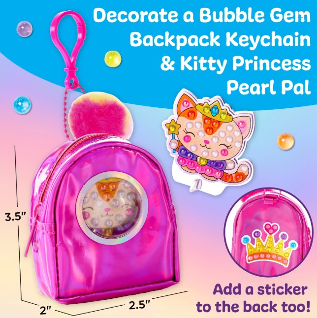 Bubble Gems™ Key Chain Kitty Princess |  | Safari Ltd®