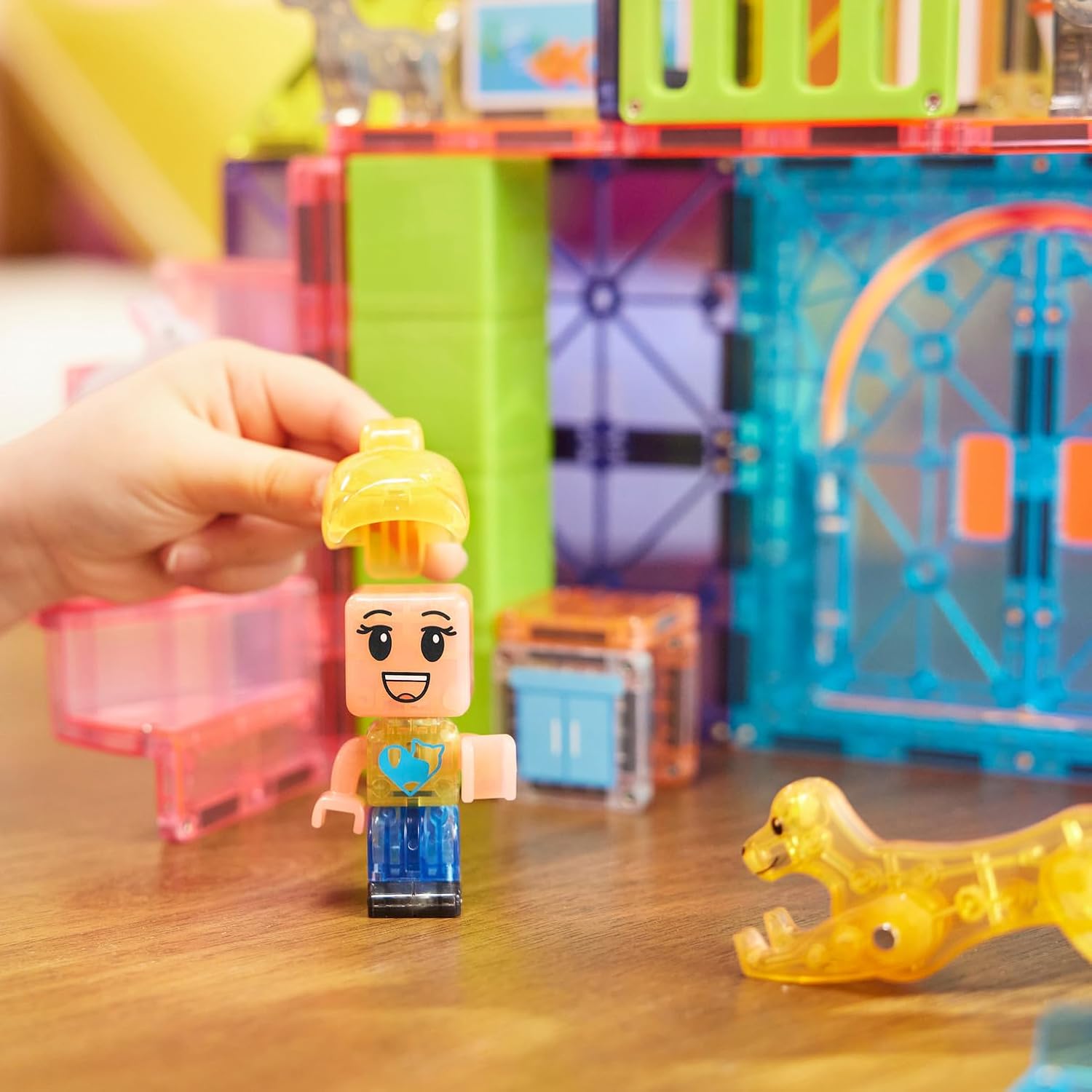 Magnatiles Pet Playhouse 50 Piece Set |  | Safari Ltd®