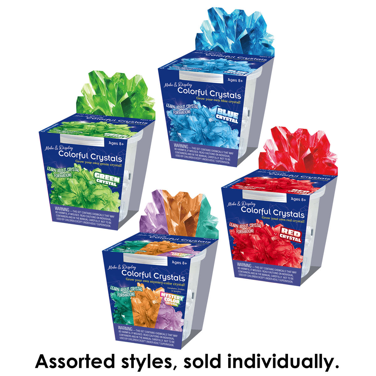 Make & Display: Assorted Colorful Crystals |  | Safari Ltd®