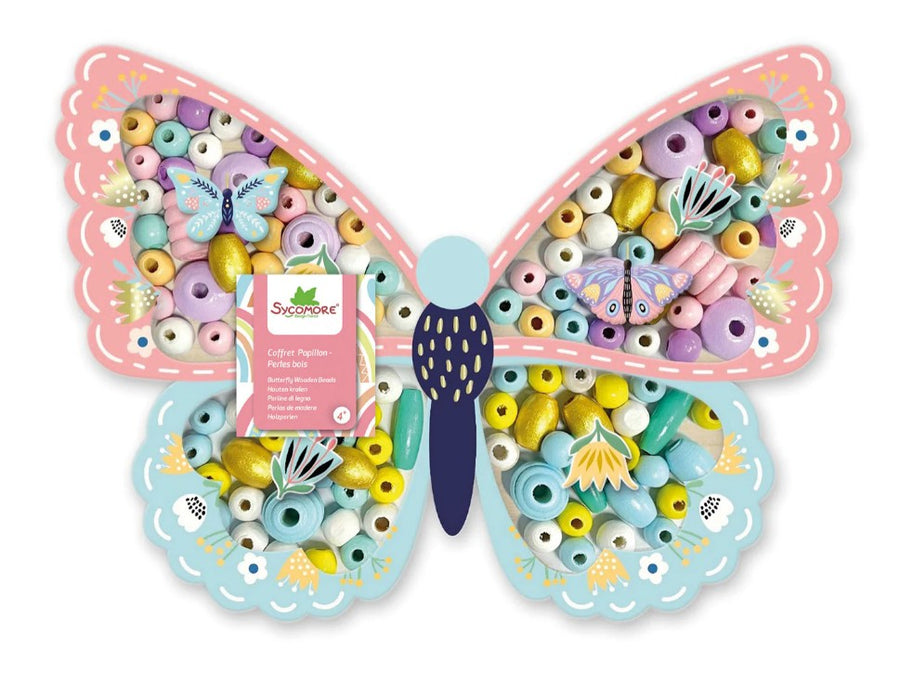 Butterfly Wooden Beads- 194 pcs |  | Safari Ltd®
