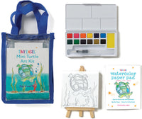 Tiny Easel Mini Sea Turtle Art Kit