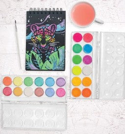 Ooly Chroma Blends: Neon Watercolor Set (13 Pc Set)
