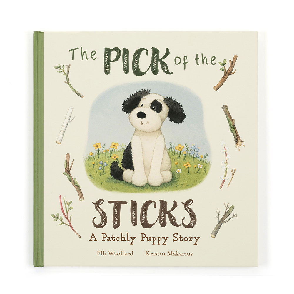 Jellycat The Pick of the Sticks Book - A Patchly Puppy Story |  | Safari Ltd®