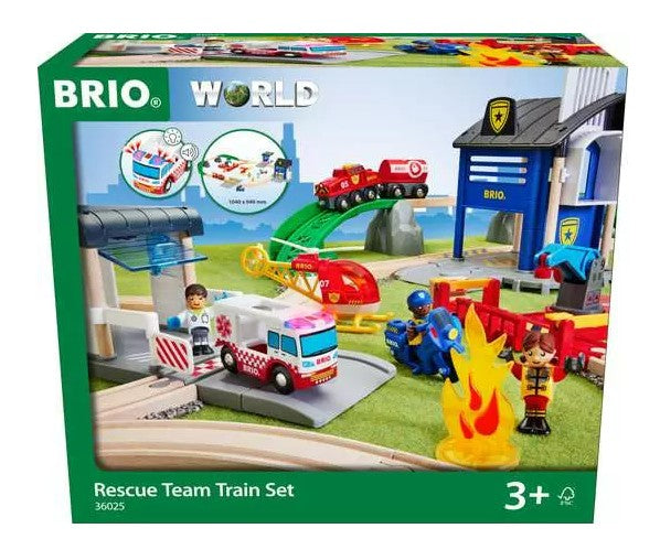 Brio Rescue Team Train Set
