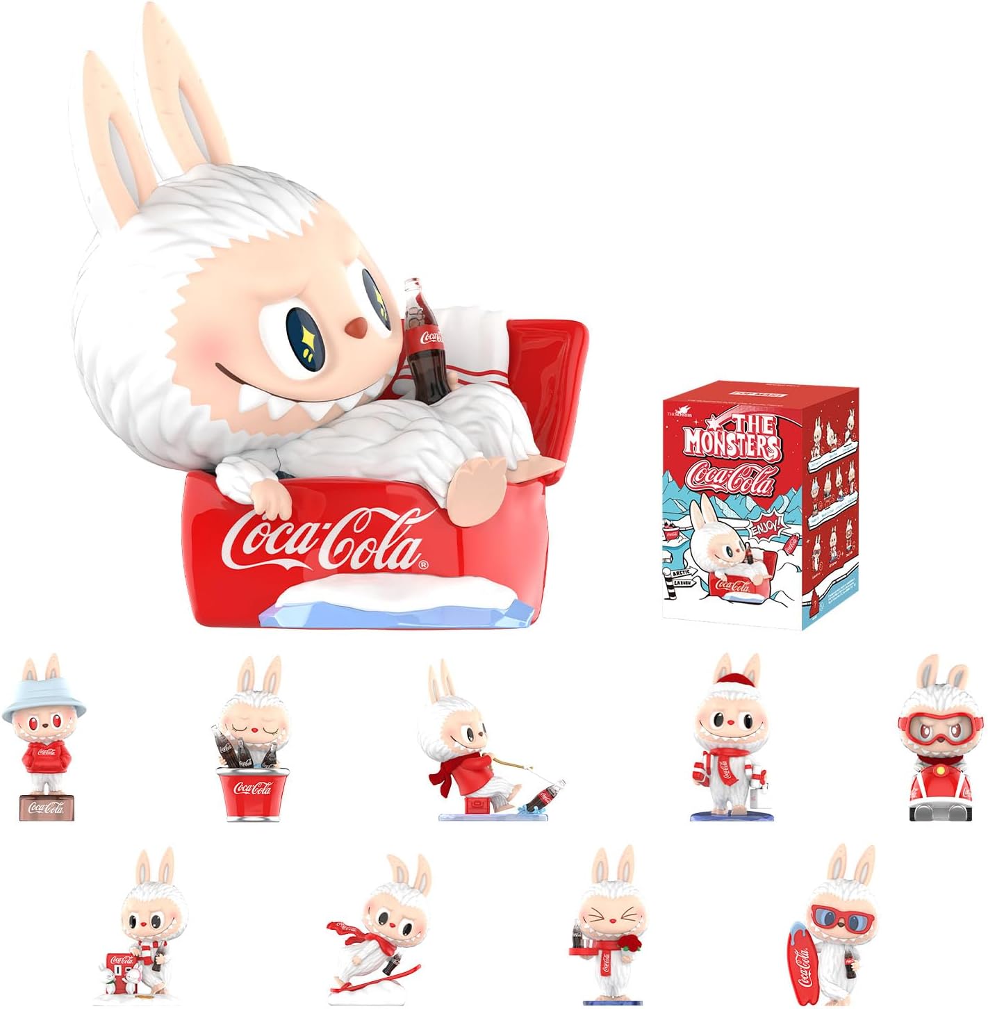 Labubu - The MONSTERS - Coca-Cola Series Blind Box Toy Figure