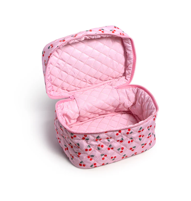 Living Royal Cherry Cosmetics Travel Case