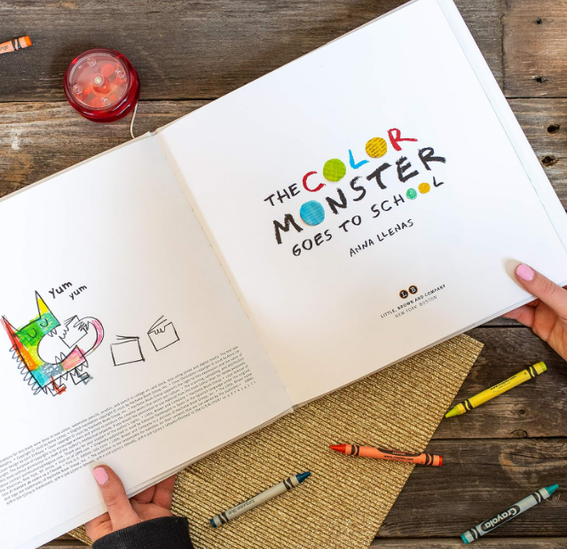 Color Monster Goes to School Hardcover Book
