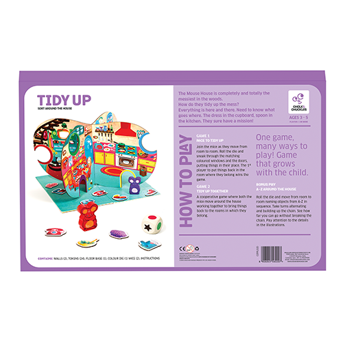 Chalk & Chuckles Tidy Up Matching & Sorting Game |  | Safari Ltd®