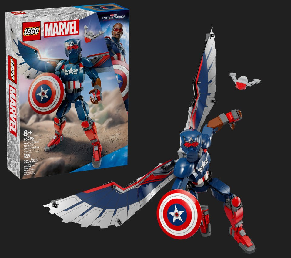 LEGO Marvel New Captain America Construction Figure