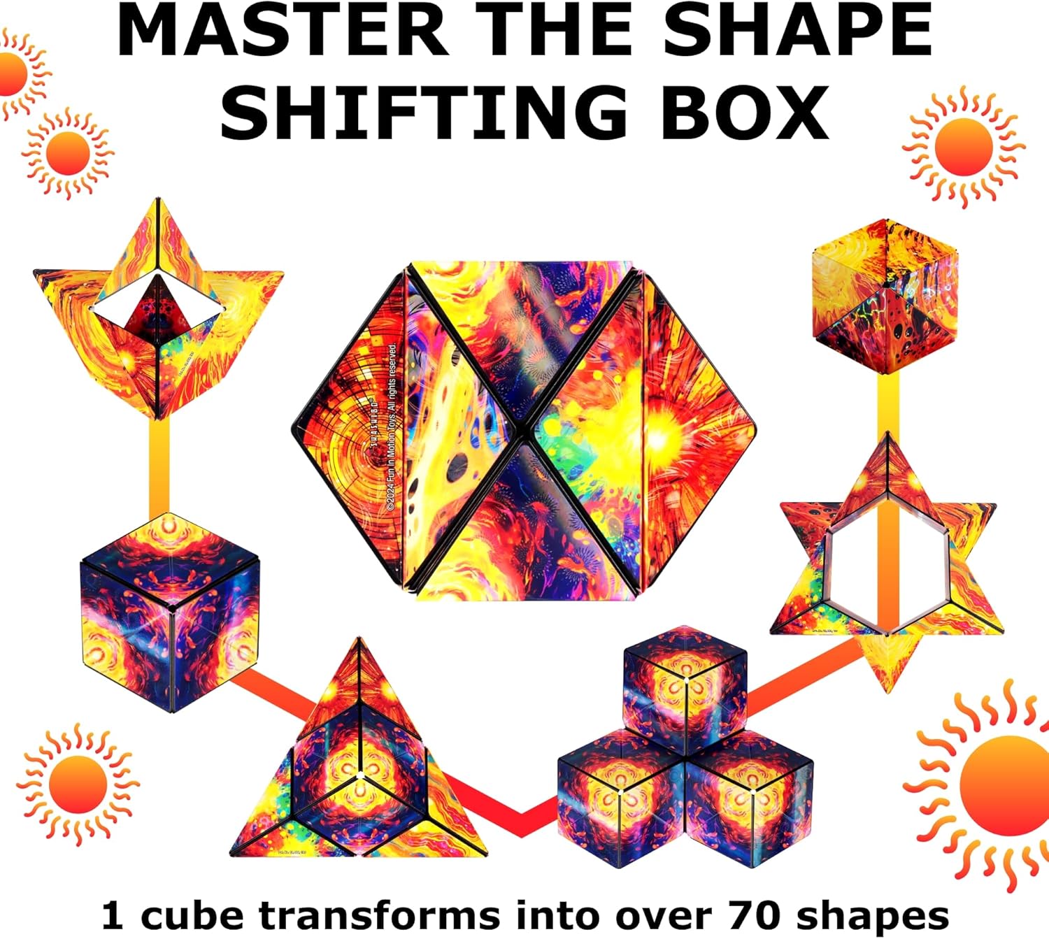 Shashibo Holographic Shape Shifting Box - Solar |  | Safari Ltd®