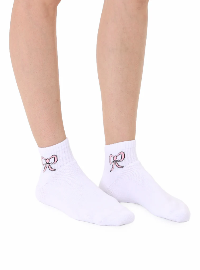 Living Royal Bow Classic Ankle Socks |  | Safari Ltd®