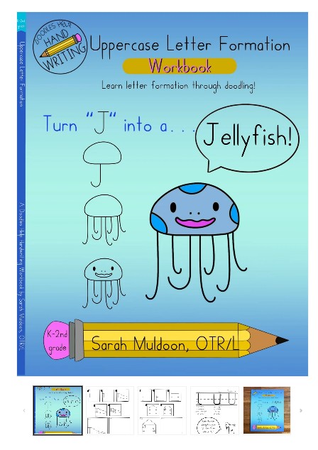 Meekins Doodles Helps Handwriting | Uppercase Letters