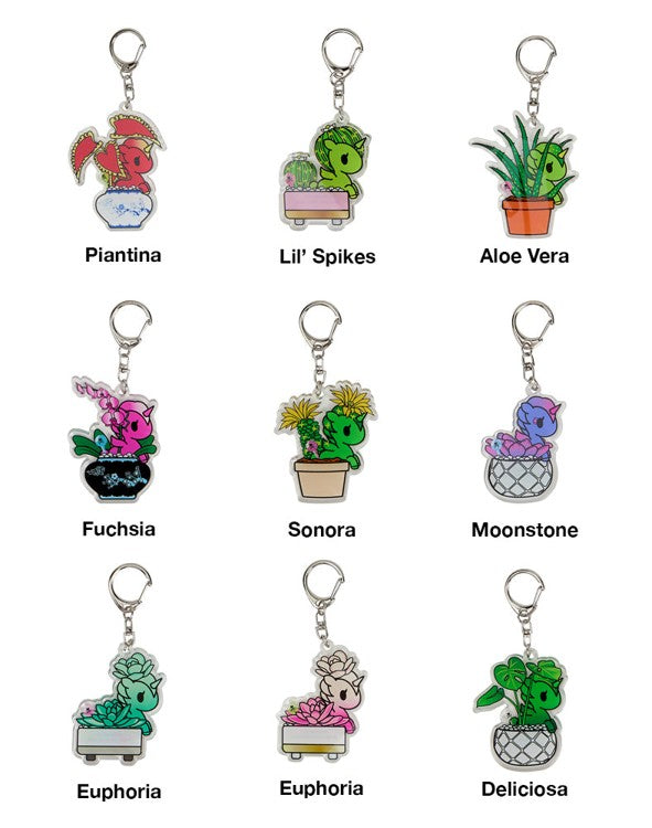 Botanical Unicorno Acrylic Keychain Blind Bag