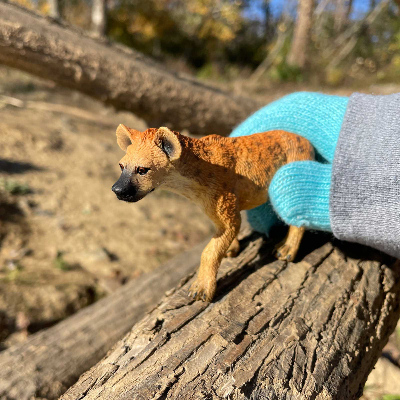 Spotted Hyena Toy Figure