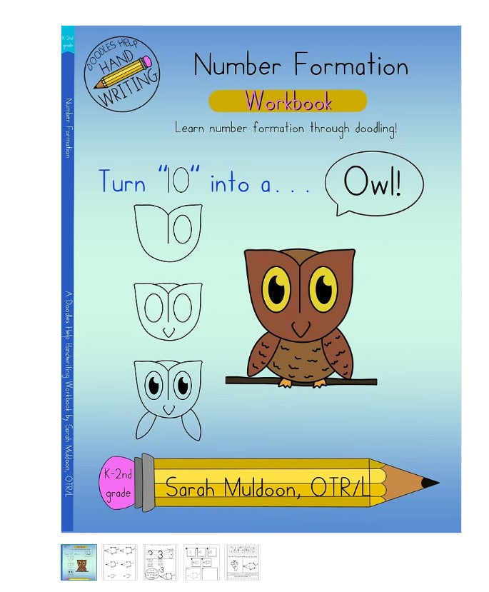 Meekins Doodles Helps Handwriting | Number Formation
