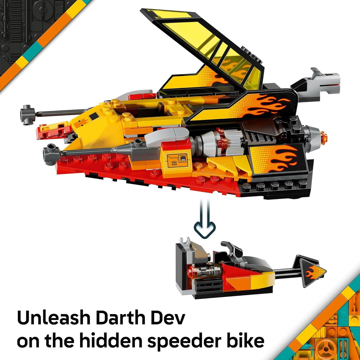 LEGO Star Wars Rebuild the Galaxy The Force Burner Snowspeeder Building Toy Set 75414