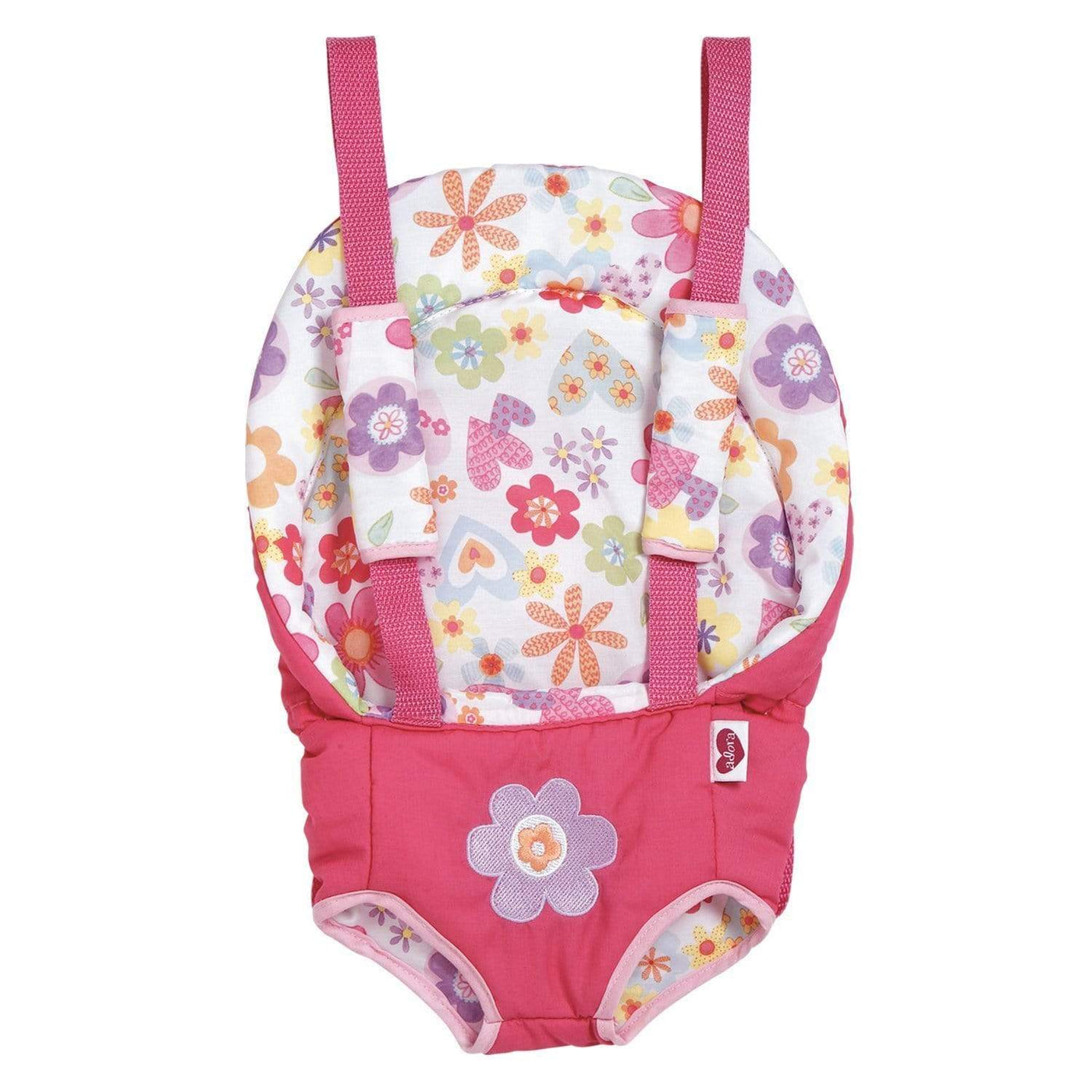 Adora Pink Blooms Snuggle Baby Doll Carrier |  | Safari Ltd®