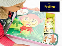 Chalk & Chuckle Monkey Expression Puzzle Game |  | Safari Ltd®