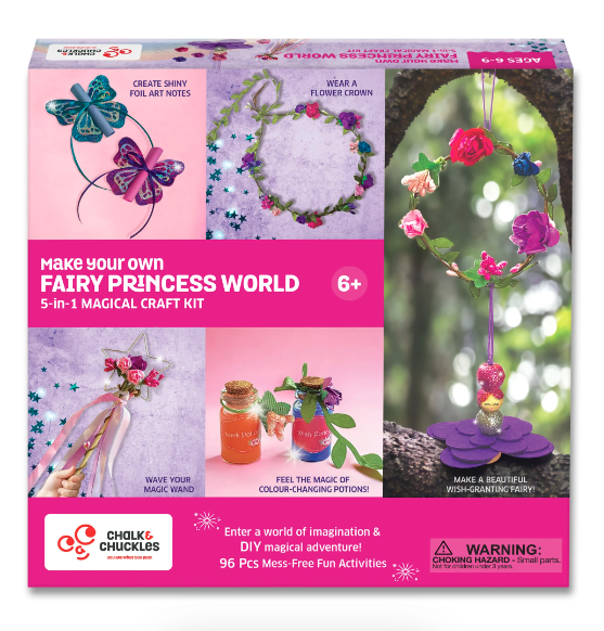 Chalk & Chuckles Fairy Princess World Craft Kit |  | Safari Ltd®