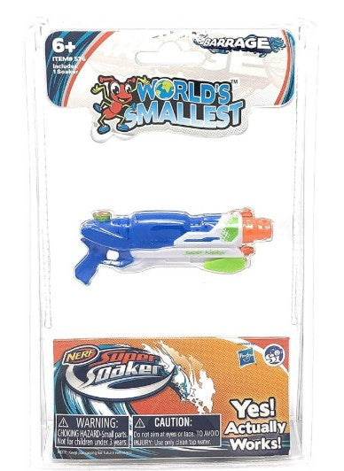 Worlds Smallest Super Soaker And Nerf Blaster