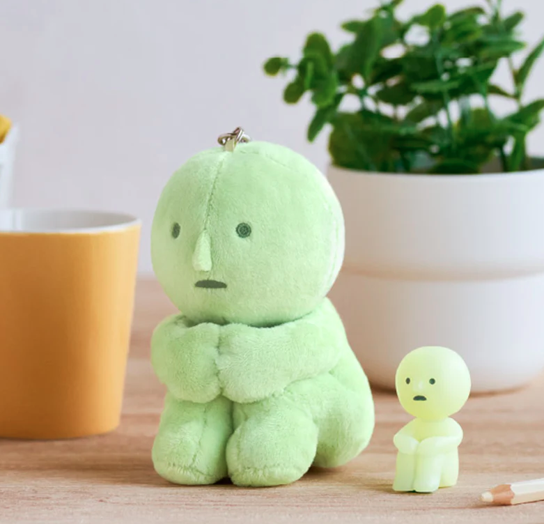 Smiski Plush Keychain - Hugging Knees