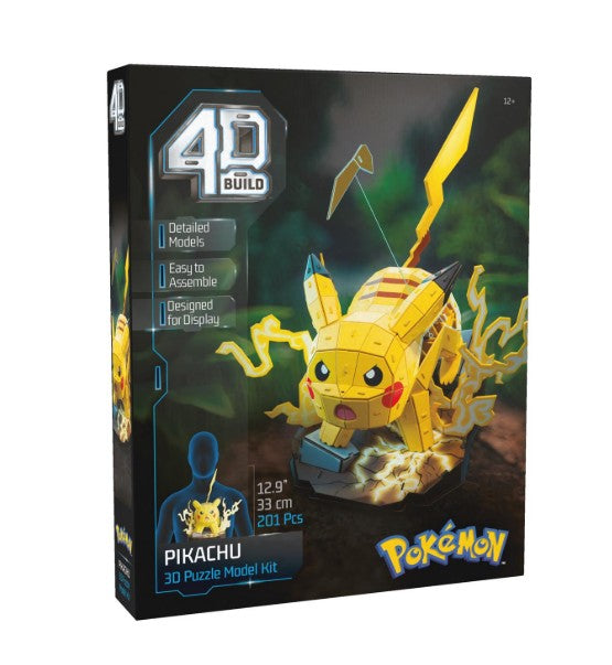 4D Build, Pokemon Pikachu Model Kit |  | Safari Ltd®