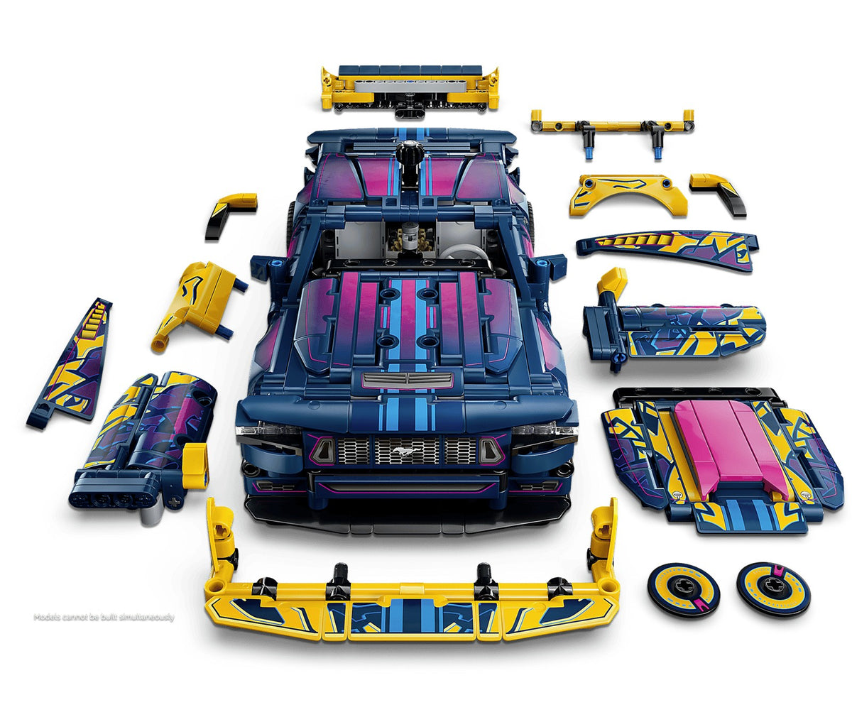 Lego 42236 Custom Garage Ford Mustang GT Car CS PK 2