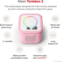Toniebox 2 Starter Set with Playtime Puppy Tonie - Cloud Pink Toniebox 2 |  | Safari Ltd®