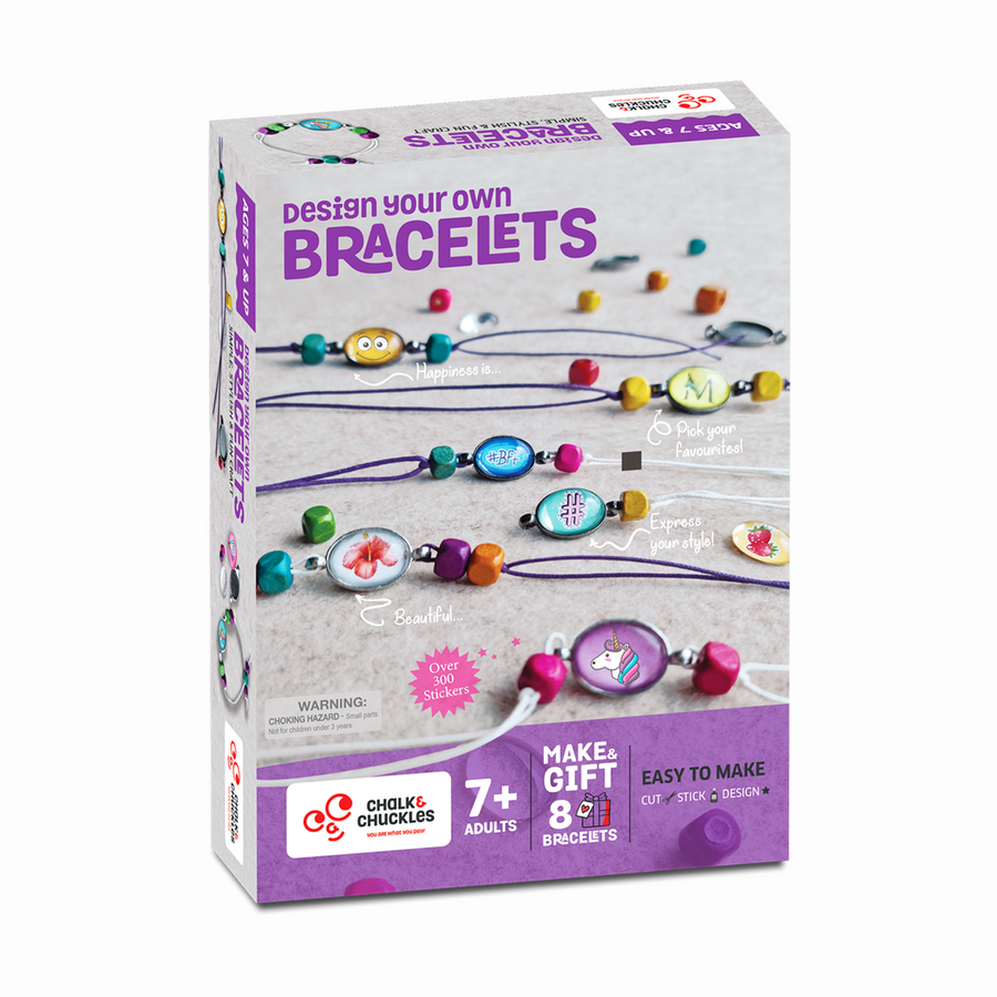 Chalk & Chuckles Design Your Own Bracelet Kit |  | Safari Ltd®