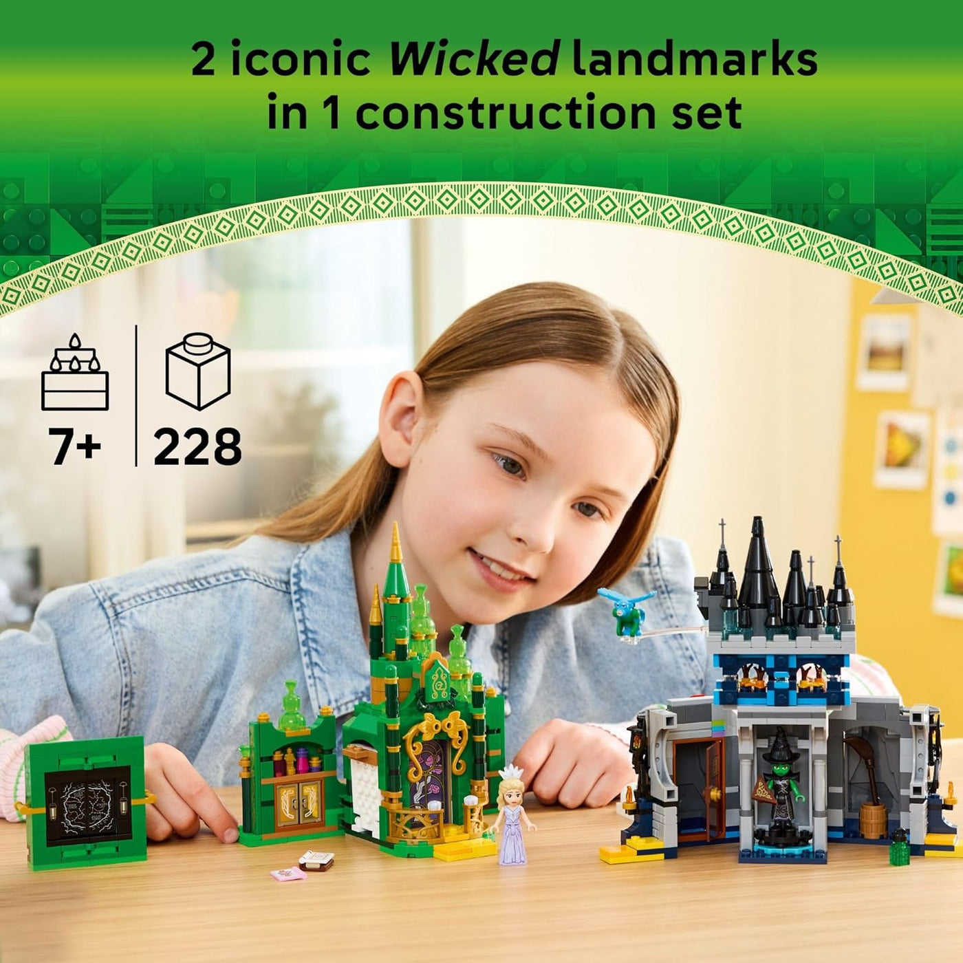 LEGO Wicked Emearld City & Kiamo Ko Castle Building Set 75689