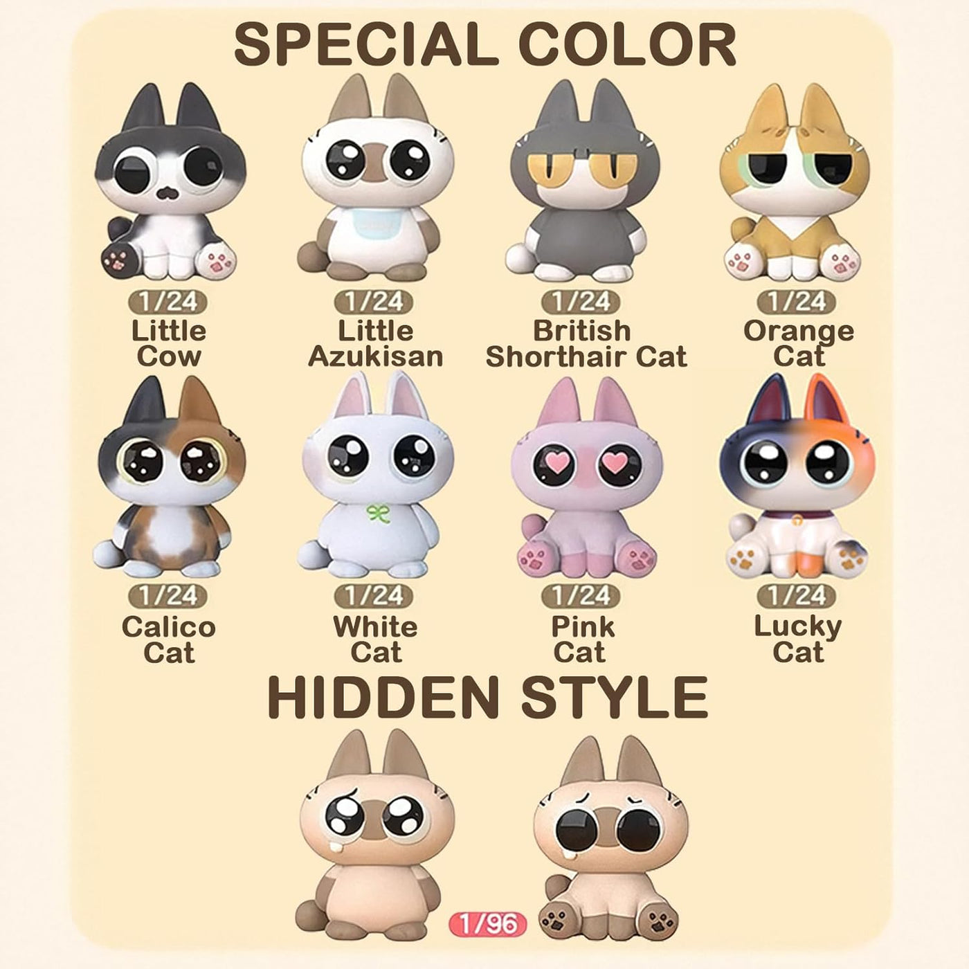 Nobeko Moe Azukisan Mini Bean Series Blind Box Figure