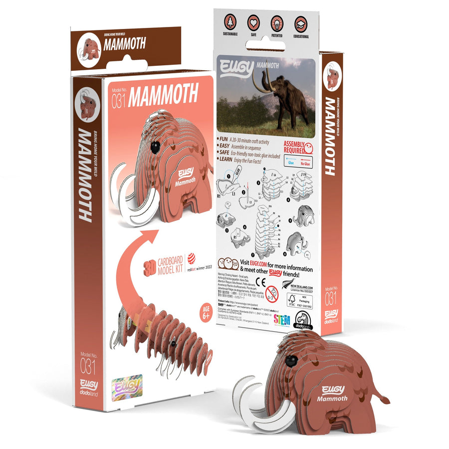 EUGY Mammoth 3D Puzzle | Eugy | Safari Ltd®