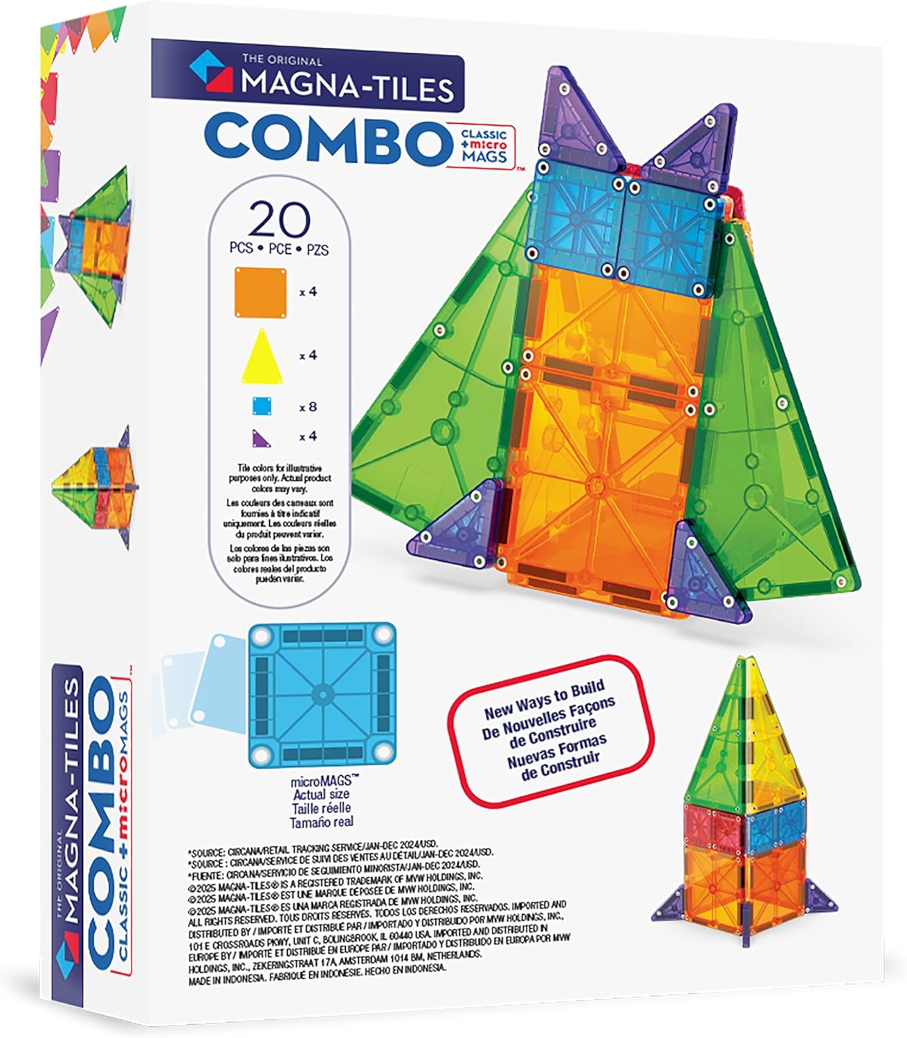 Magnatiles Combo 20 Piece Set |  | Safari Ltd®