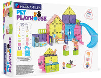 Magnatiles Pet Playhouse 50 Piece Set |  | Safari Ltd®
