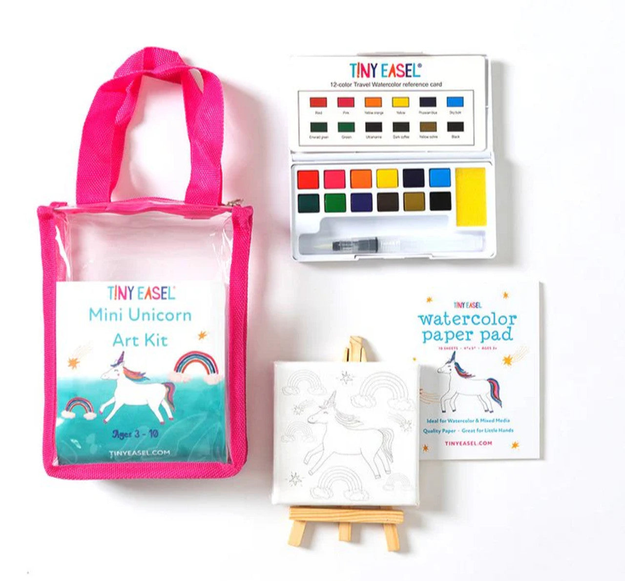 Tiny Easel Mini Unicorn Art Kit