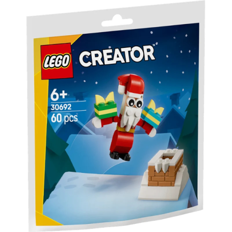 LEGO Creator Christmas Chimney Fun with Santa Building Set 30692