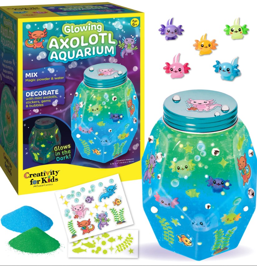Glowing Axolotl Aquarium |  | Safari Ltd®