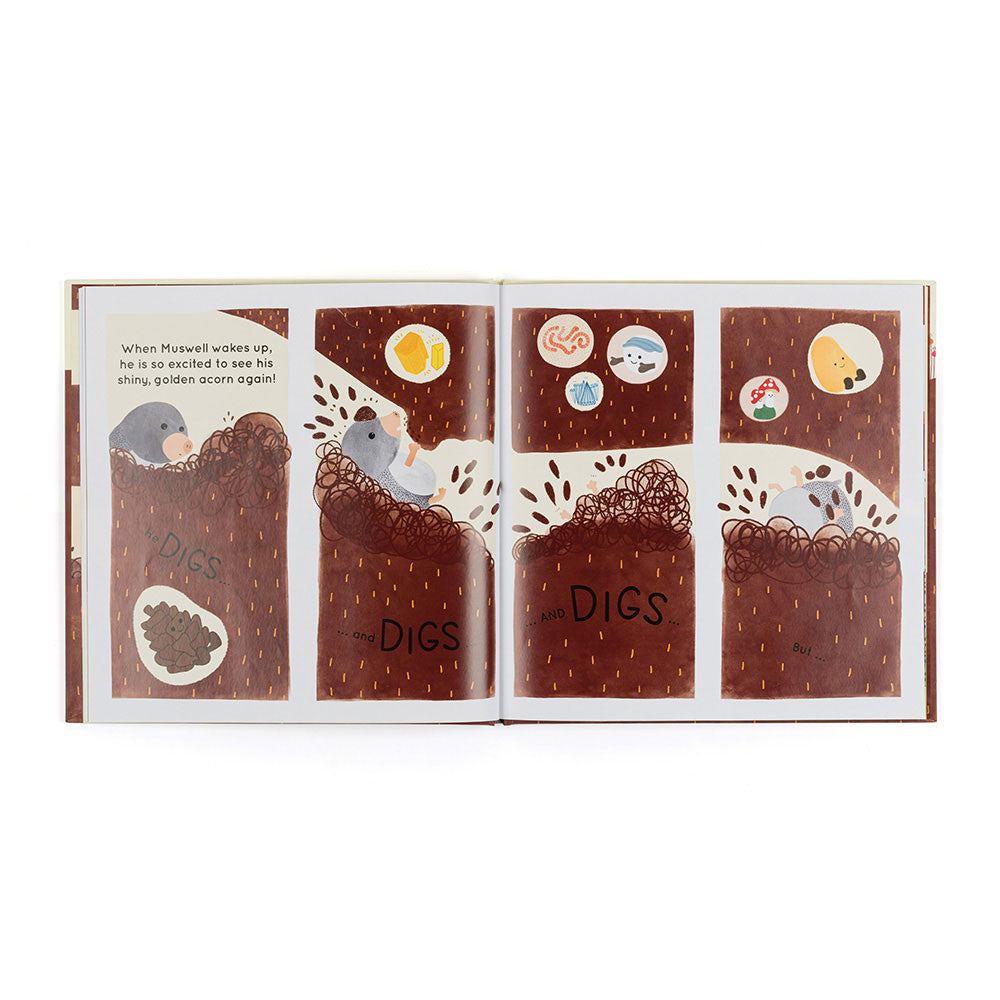 Jellycat Muswell Mole and the Buried Treasure Book |  | Safari Ltd®