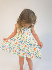 Goosies Sleeveless Dress - Ocean Friends